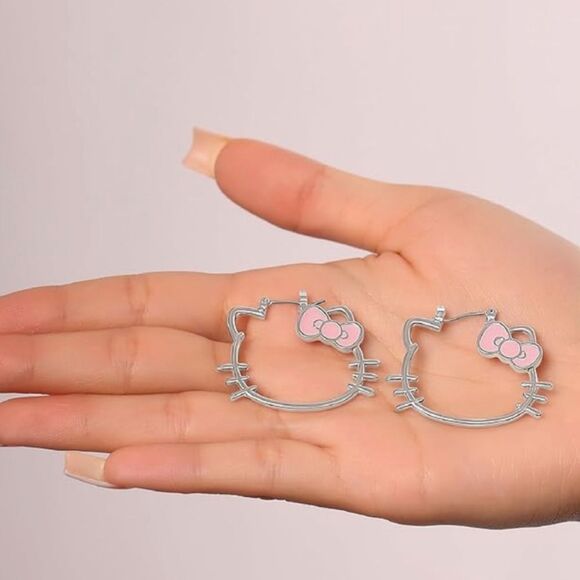 Hello Kitty Dangle & Hoop Earrings - Picture 4 of 13